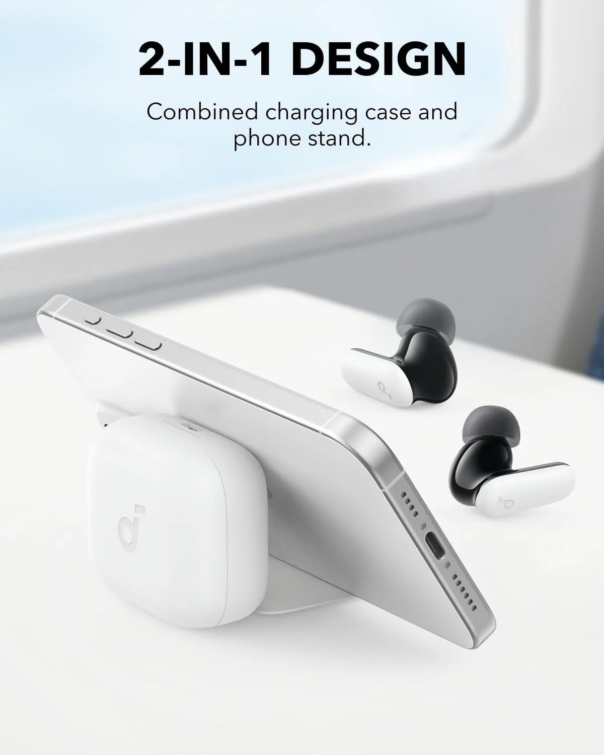 Handsfree Bluetooth Anker SoundCore P30i, TWS, ANC, Бял A3959321