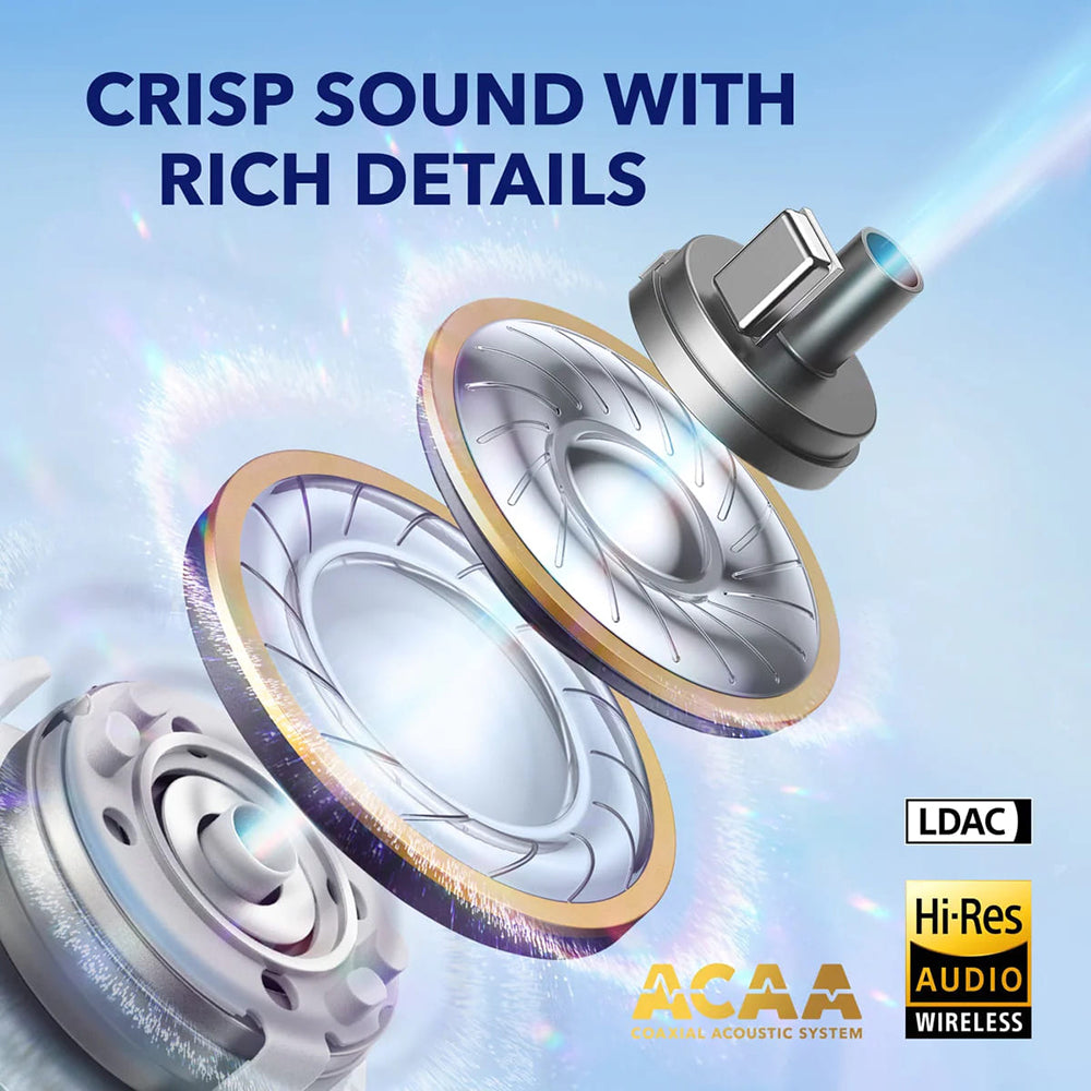 Handsfree Bluetooth Anker SoundCore Liberty 4, TWS, ANC, Бял A3953G21