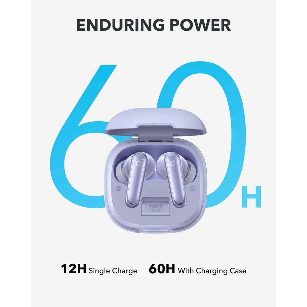 Handsfree Bluetooth Anker SoundCore P40i, TWS, ANC, Лилав A3955GQ1