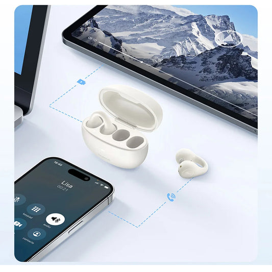 Handsfree Bluetooth Baseus AirGo AS01, TWS, Бял A00069101223-00