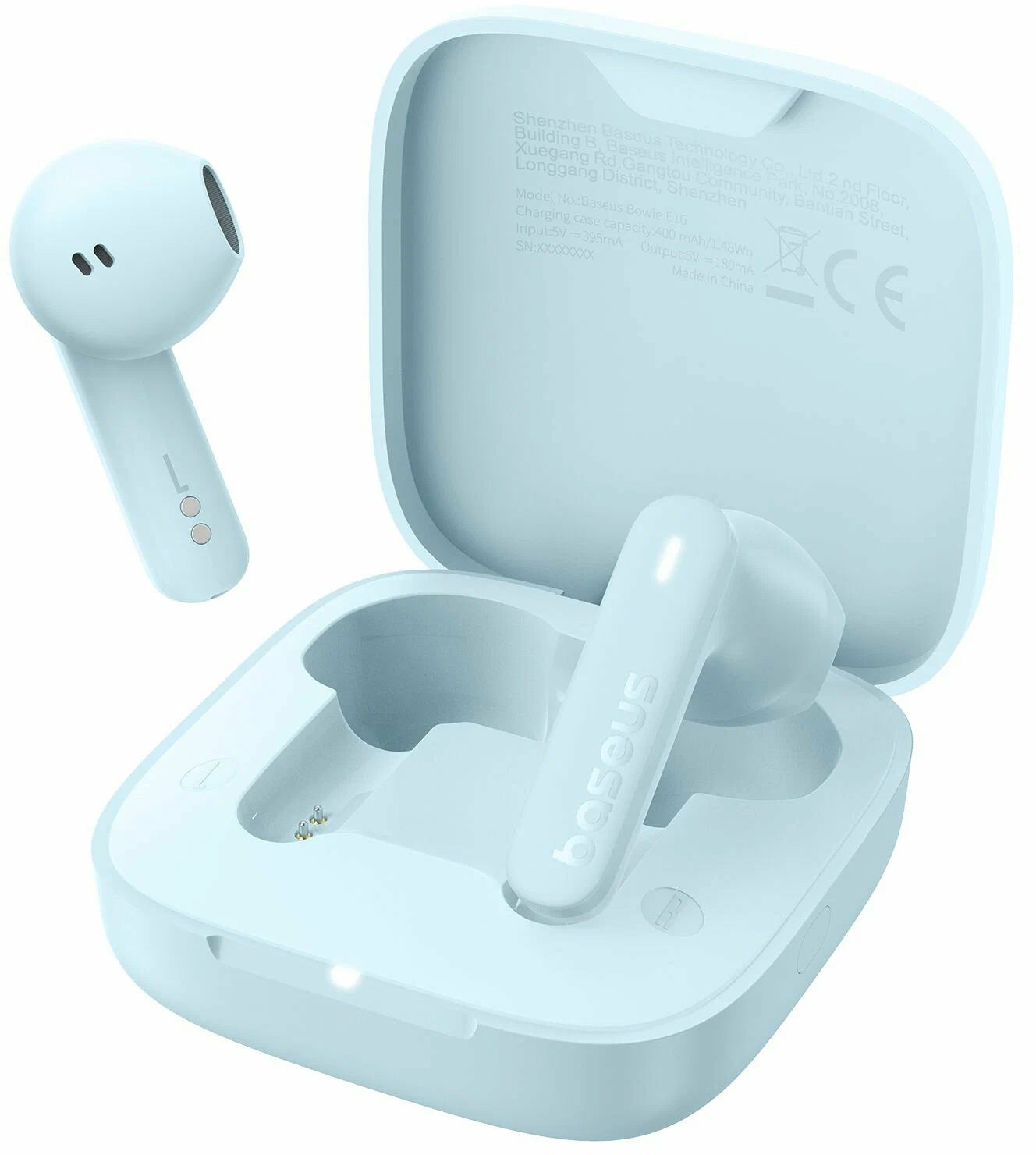 Handsfree Bluetooth Baseus Bowie E16, TWS, Син A00061900313-01