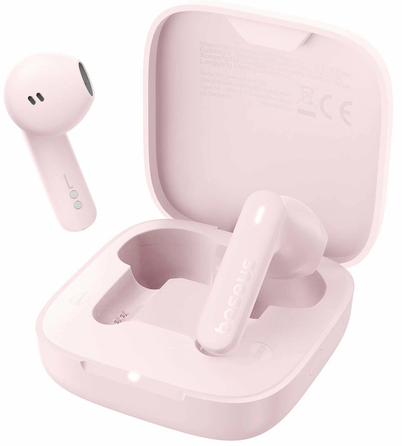 Handsfree Bluetooth Baseus Bowie E16, TWS, Розов A00061900413-01