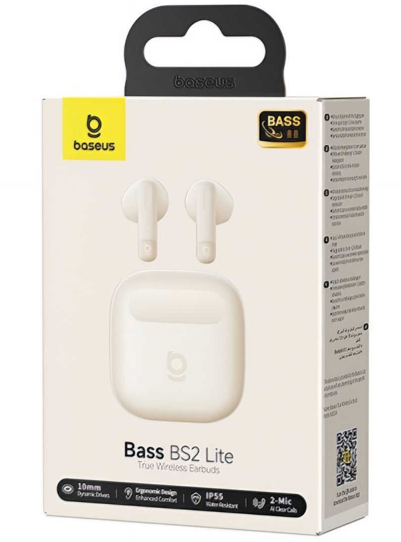 Handsfree Bluetooth Baseus Bowie Bass BS2 Lite, TWS, Розов A0010A07