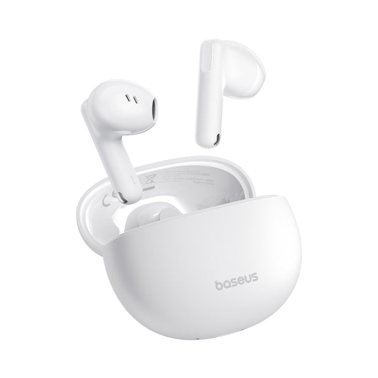 Bluetooth хендсфри Baseus Bowie E12, TWS, бял A00059801216-Z1