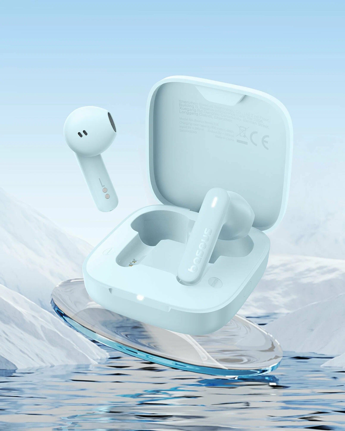 Handsfree Bluetooth Baseus Bowie E16, TWS, Син A00061900313-01