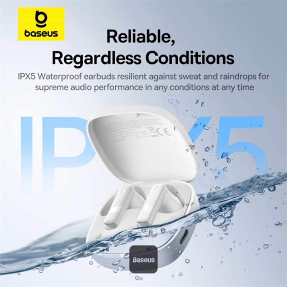 Handsfree Bluetooth Baseus Bowie E20, TWS, Бял A00069700223-00