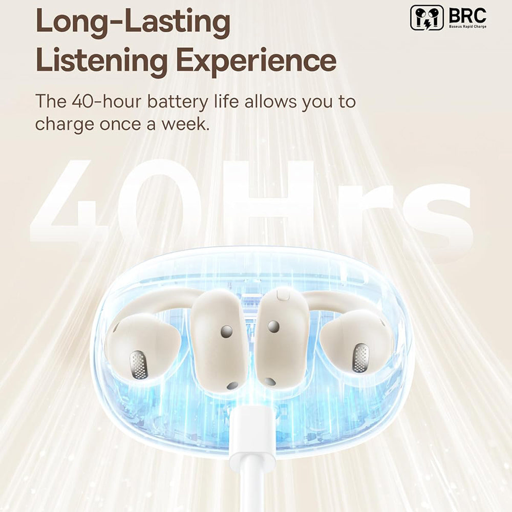 Handsfree Bluetooth Baseus Bowie MC1, TWS, Бял A00083501226-00