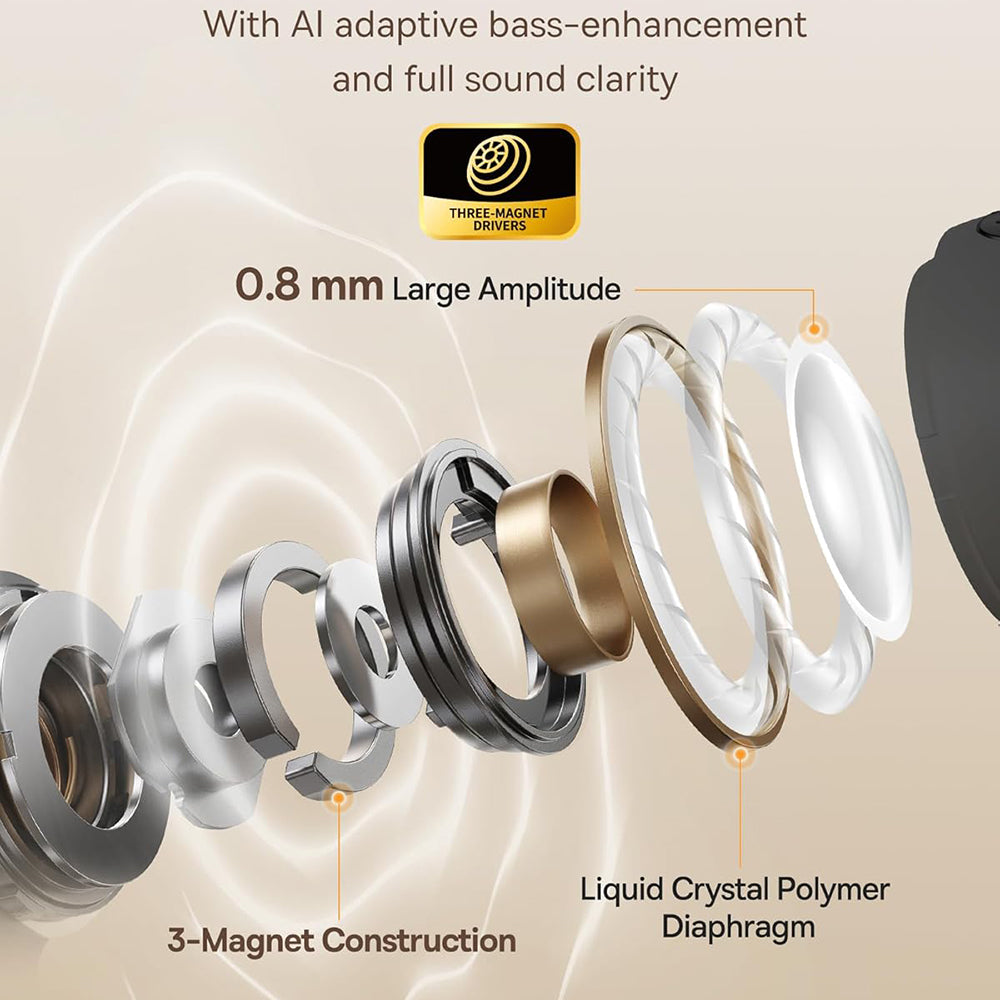 Handsfree Bluetooth Baseus Bowie MC1, TWS, Черен A00083501126-00