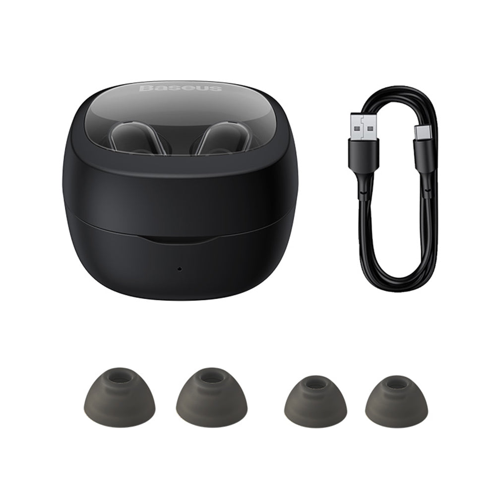 Handsfree Bluetooth Baseus Bowie WM02, TWS, Черен NGTW370201