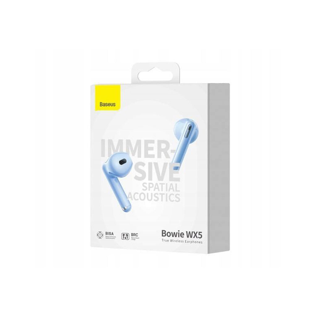 Handsfree Bluetooth Baseus Bowie WX5, TWS, Син A00051000313-00