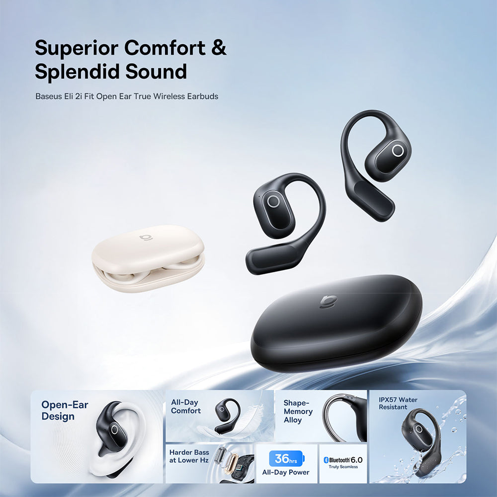 Handsfree Bluetooth Baseus Eli 2i Fit, TWS, Черен A0102604