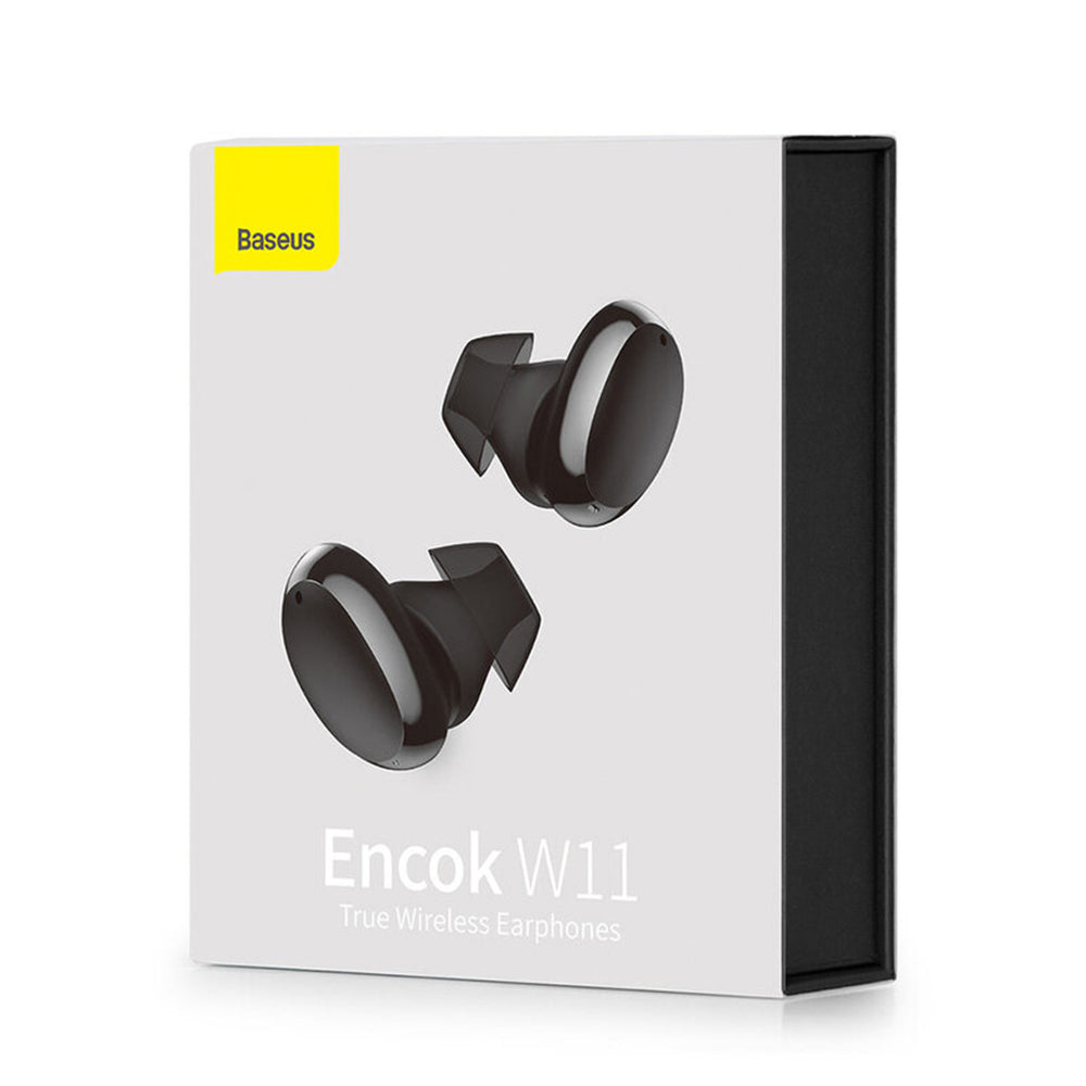 Handsfree Bluetooth Baseus Encok W11, TWS, Черен NGTW060001