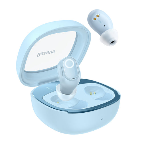 Handsfree Bluetooth Baseus WM02+, TWS, Син NGTW370303