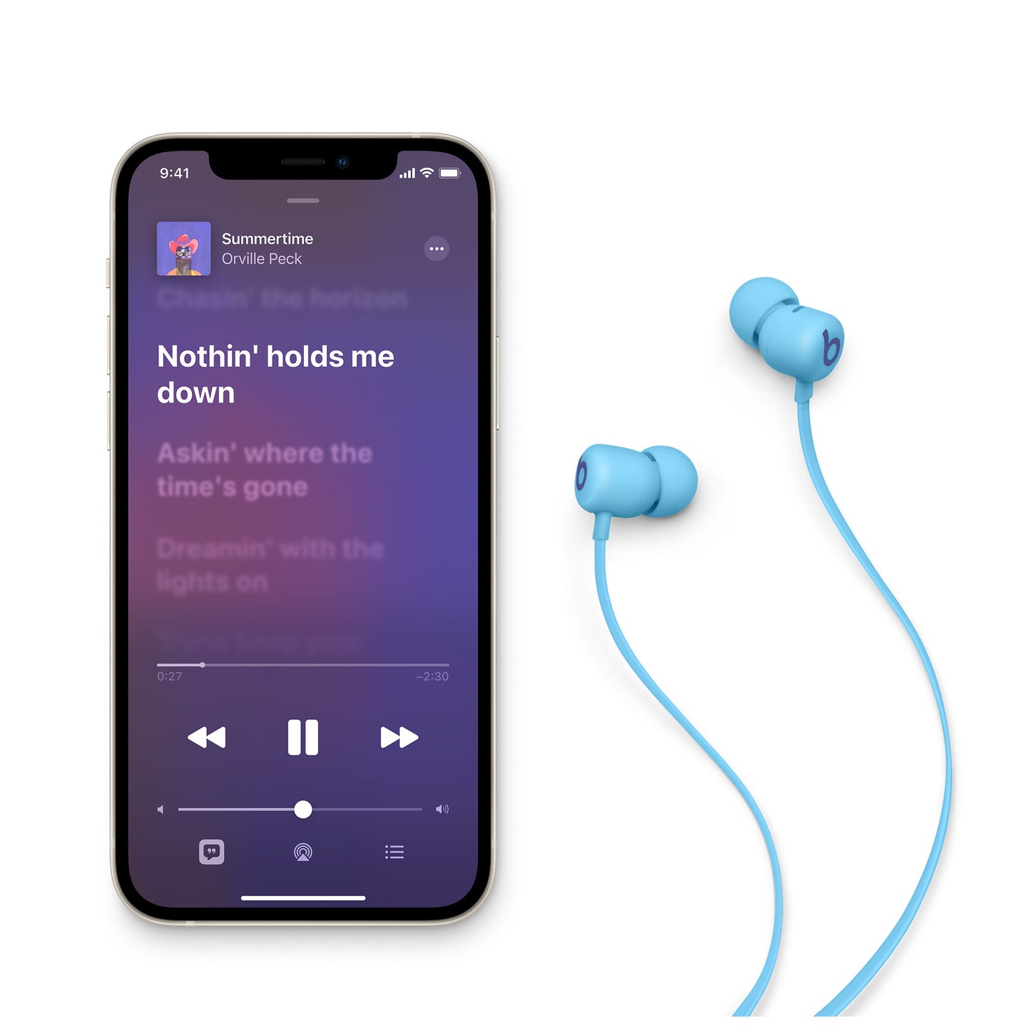Handsfree Bluetooth Beats Flex, A2DP, Син MYMG2ZM/A