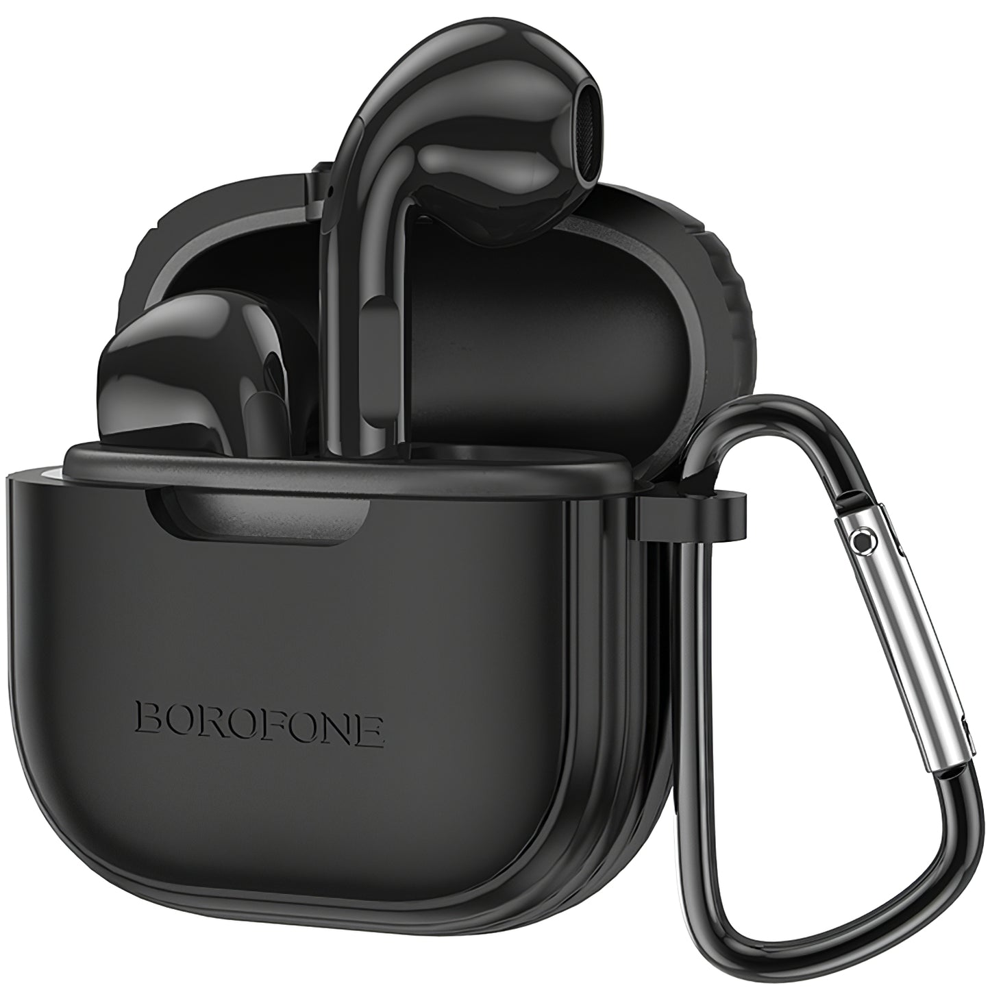 Bluetooth слушалки със свободни ръце BW29, TWS, черни