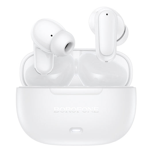 Безжични слушалки Bluetooth Borofone BW96 Mellow, TWS, бели