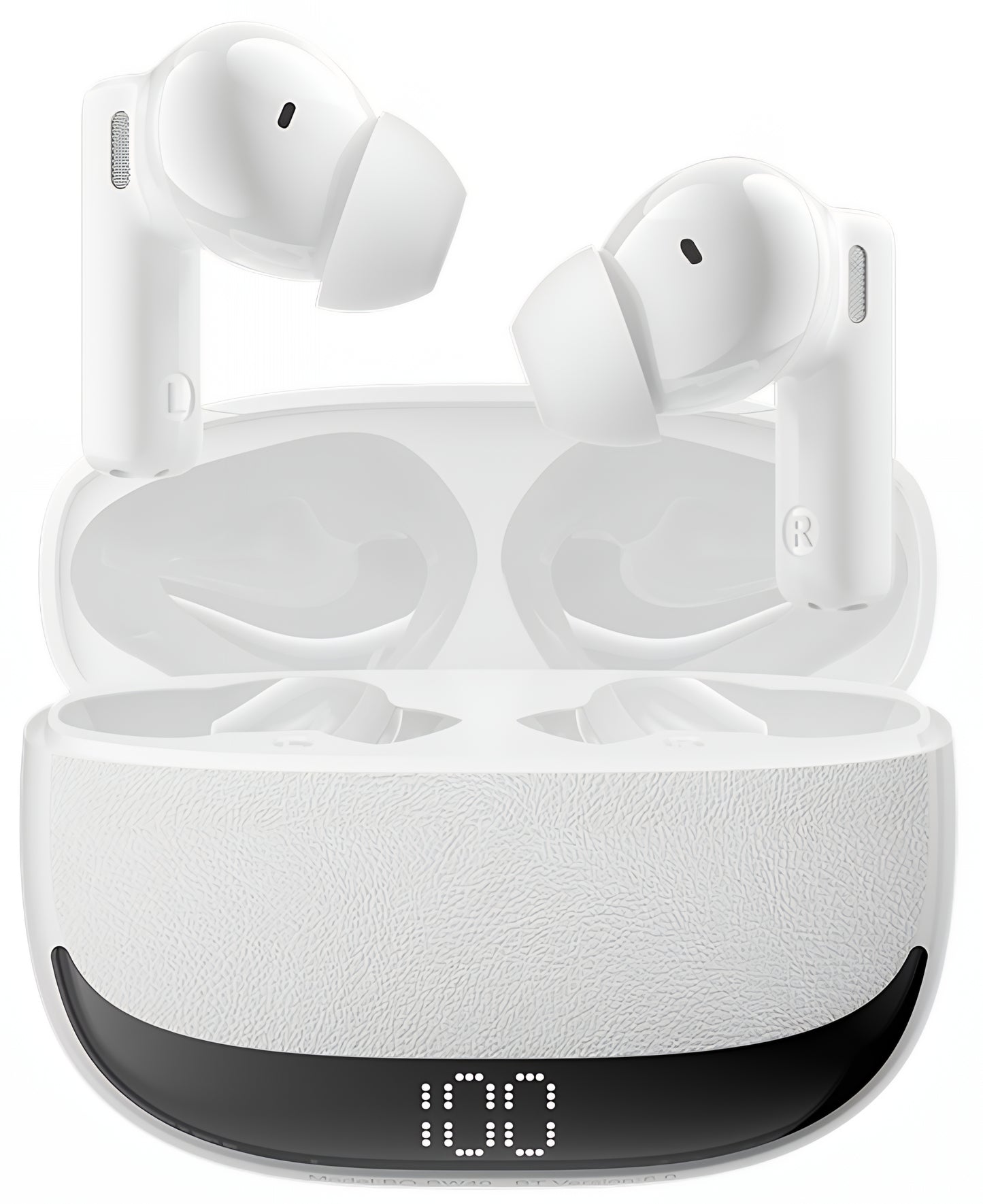 Bluetooth Handsfree BWOO BW40, TWS, ANC, Бял