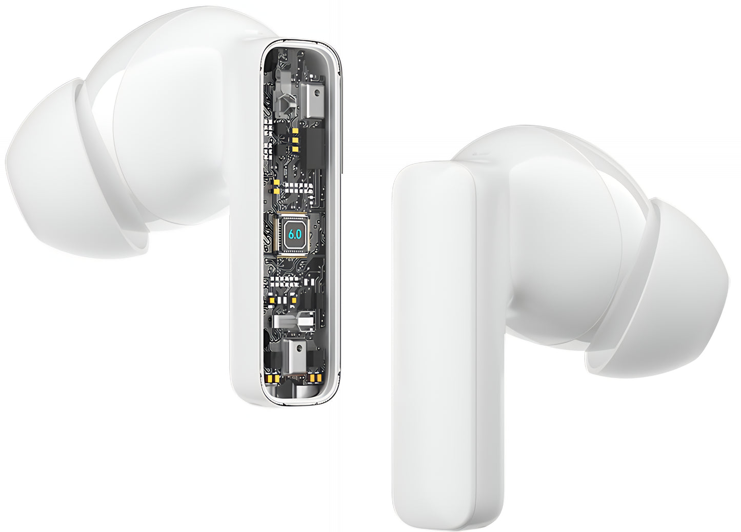 Bluetooth Handsfree BWOO BW40, TWS, ANC, Бял