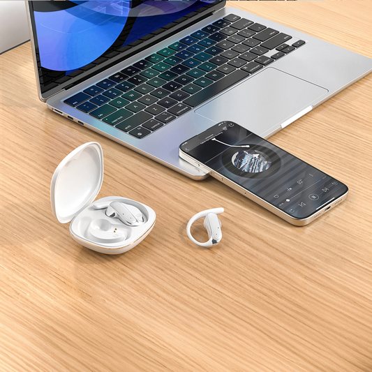 Bluetooth слушалки Dudao U17Z, TWS, бели