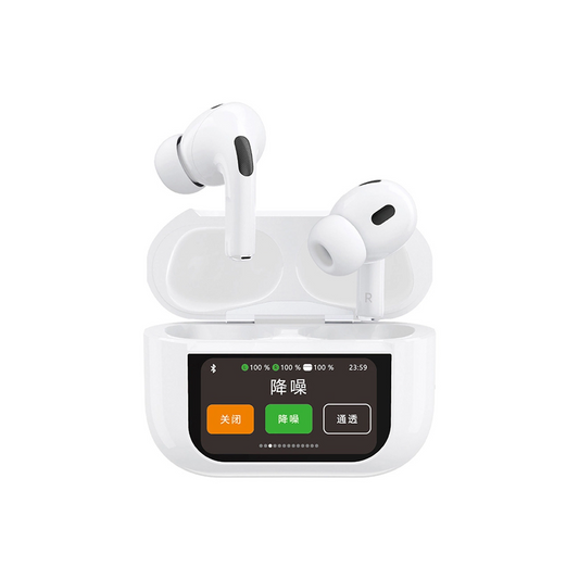 Handsfree Bluetooth Dudao U19 Display, TWS, Бял, Препакетиран