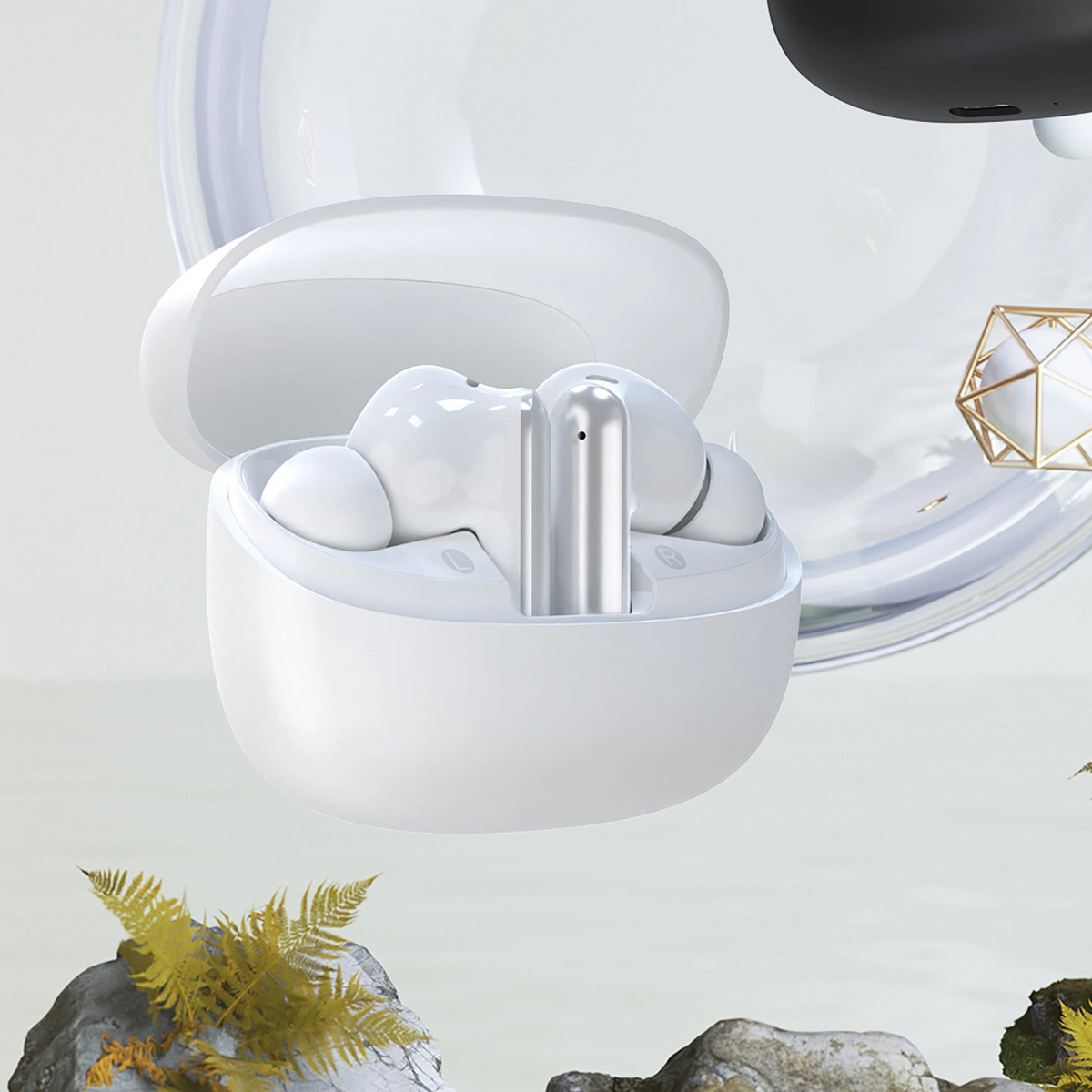 Bluetooth Handsfree Dudao U21, TWS, ANC, White