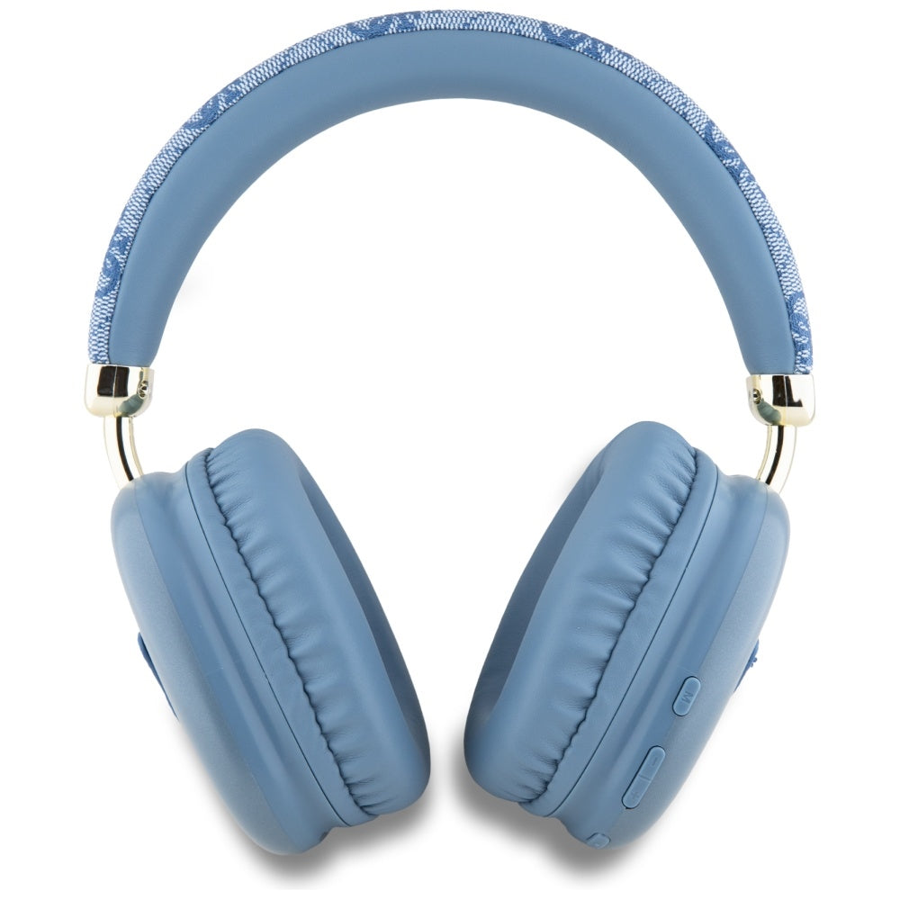 Handsfree Bluetooth Guess 4G Gold Triangle Logo, A2DP, Син