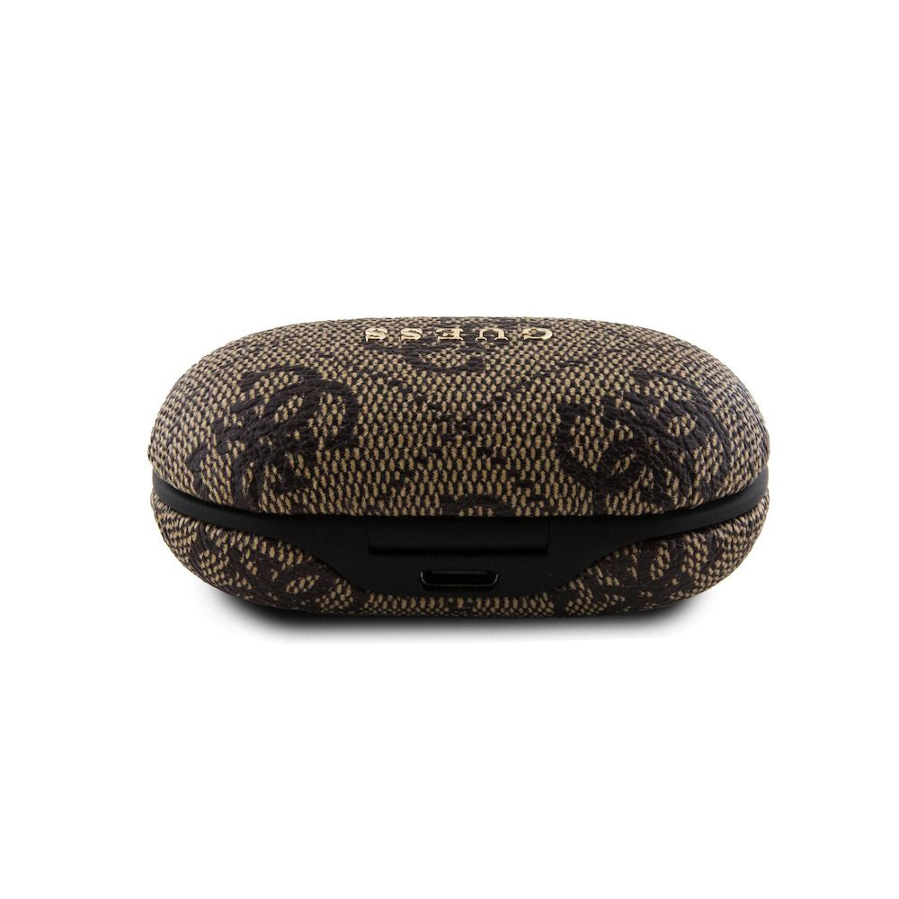 Handsfree Bluetooth Guess 4G Metal, TWS, Кафяв