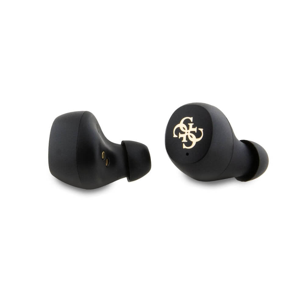 Handsfree Bluetooth Guess 4G Metal, TWS, Черен