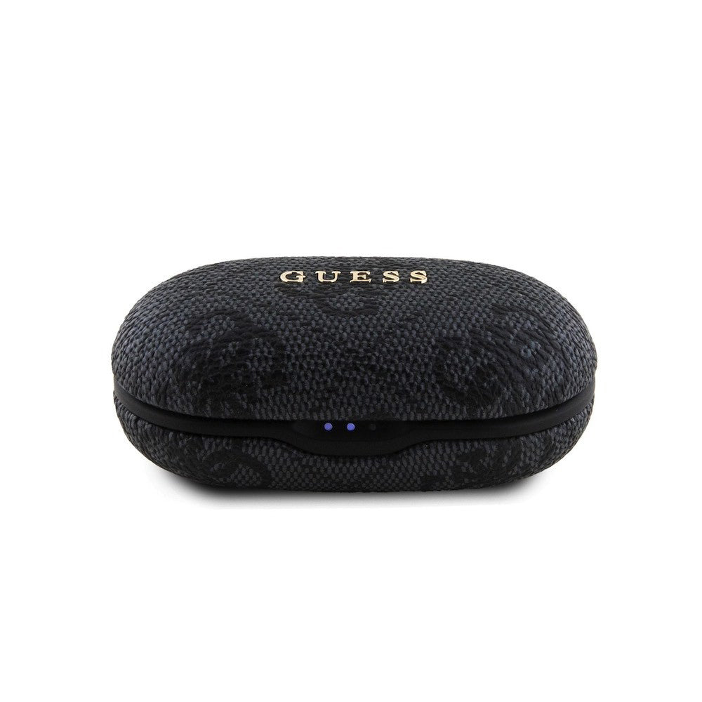 Handsfree Bluetooth Guess 4G Metal, TWS, Черен