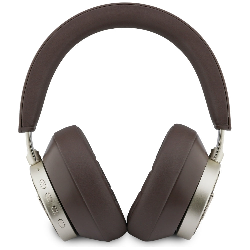 Handsfree Bluetooth Guess 4G Gold Triangle Logo, A2DP, Кафяв