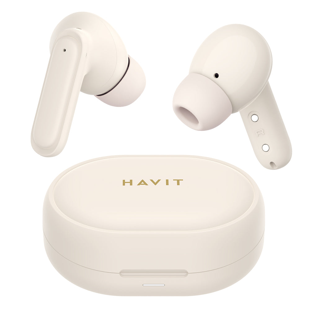 Handsfree Bluetooth HAVIT TW950, TWS, Розов Беж