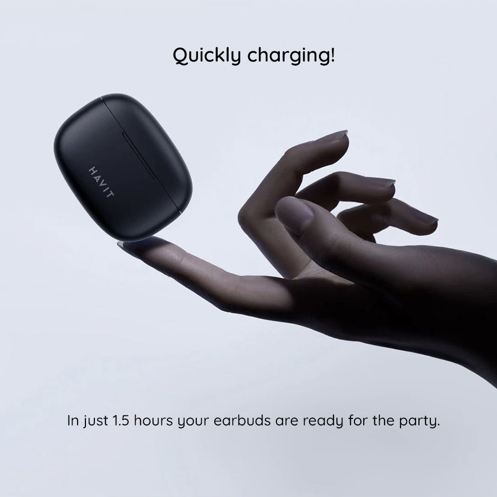 Handsfree Bluetooth HAVIT TW967 Pro, TWS, Черен