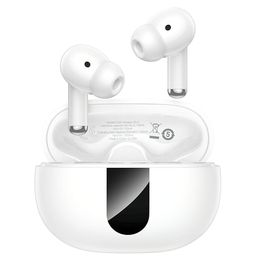 Handsfree Bluetooth HOCO EQ26, TWS, ANC, Бял