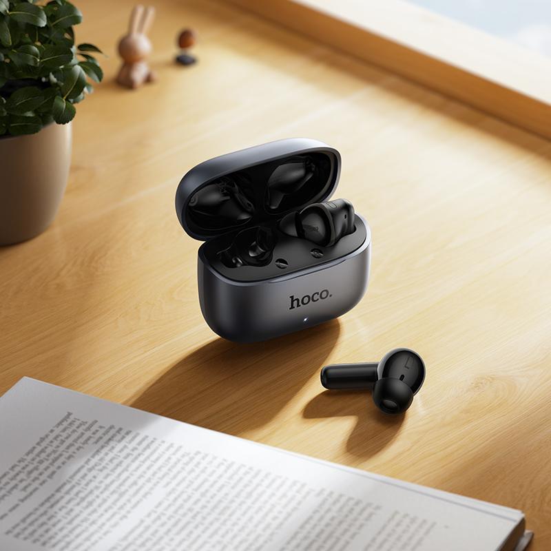 Слушалки Bluetooth HOCO EQ27 AI Translation, TWS, ANC, Сиви