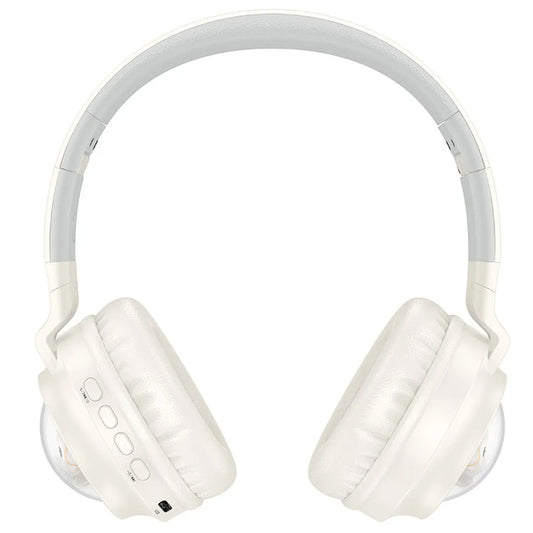 Handsfree Bluetooth HOCO W50 Kids Cute Cat, A2DP, Бял