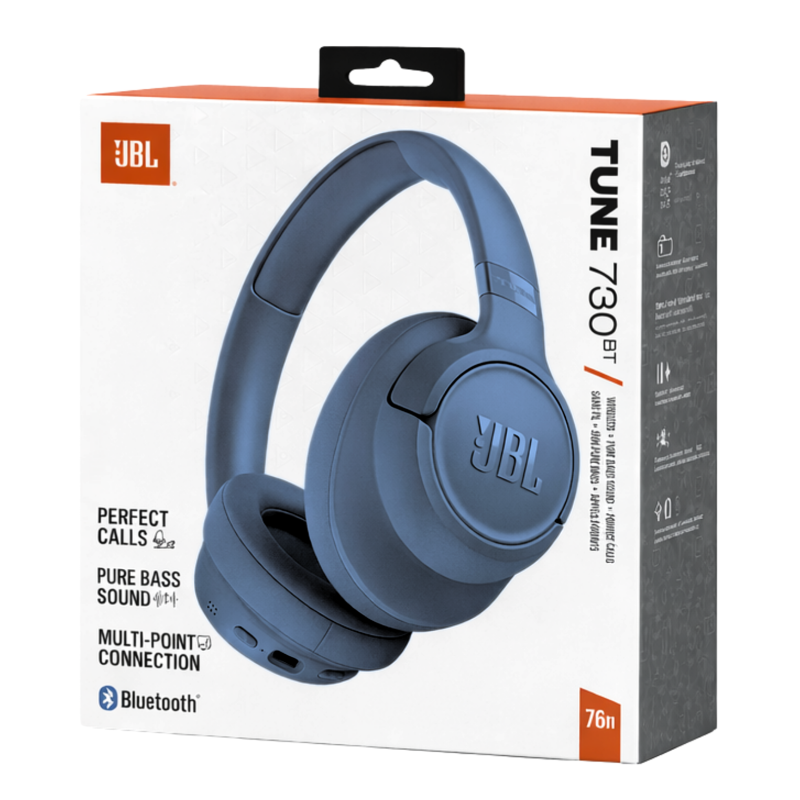 Handsfree Bluetooth JBL Tune 730BT, MultiPoint, A2DP, Син JBLT730BTBLU