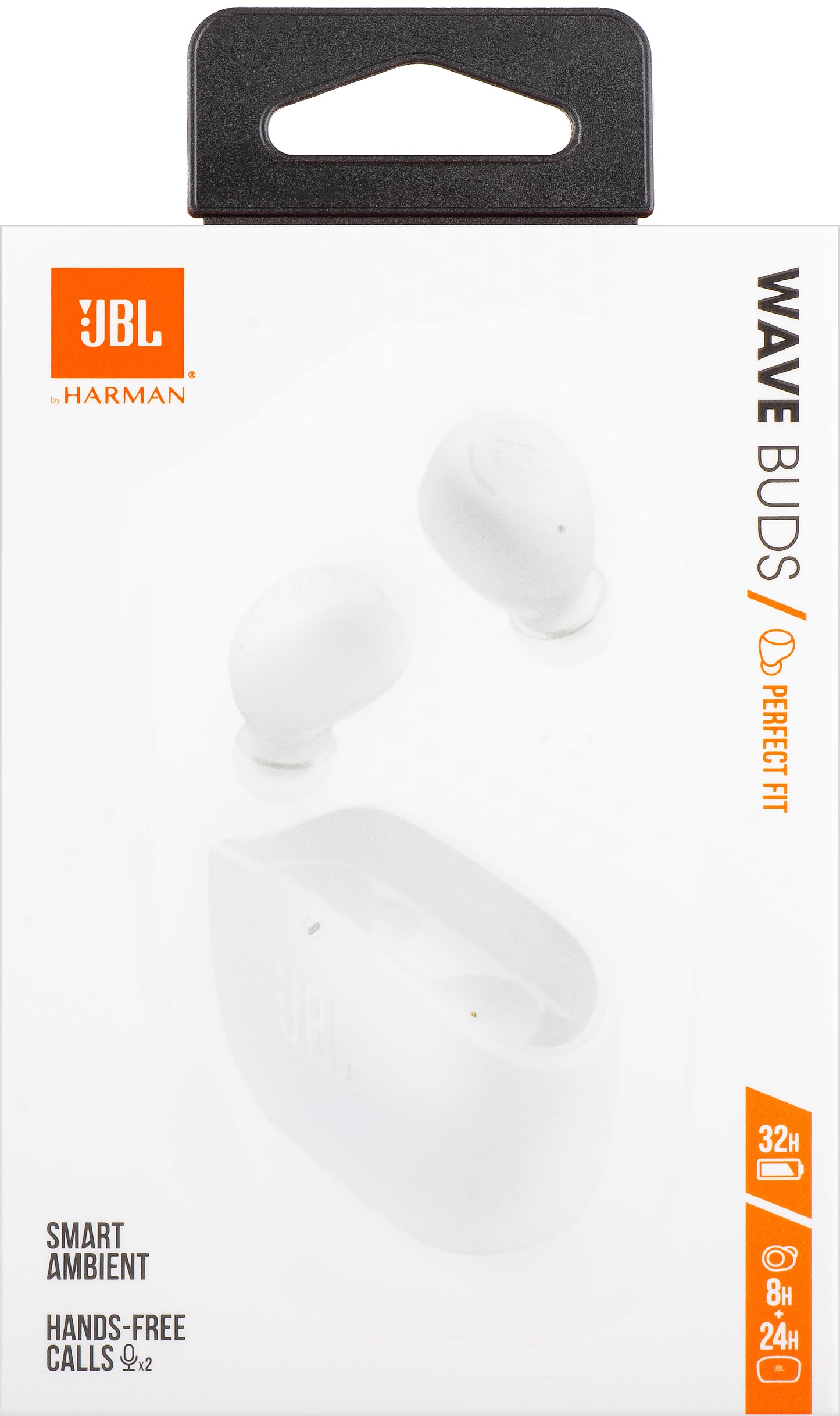 Handsfree Bluetooth JBL Wave Buds, TWS, бял JBLWBUDSWHT