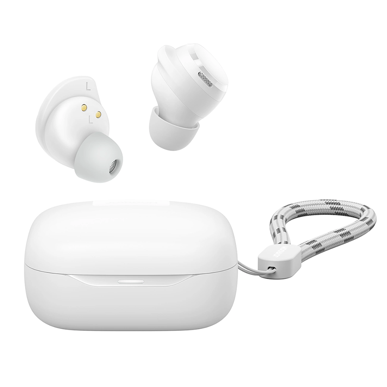 Безжични слушалки Bluetooth Joyroom Jdots JR-DB3, TWS, бели