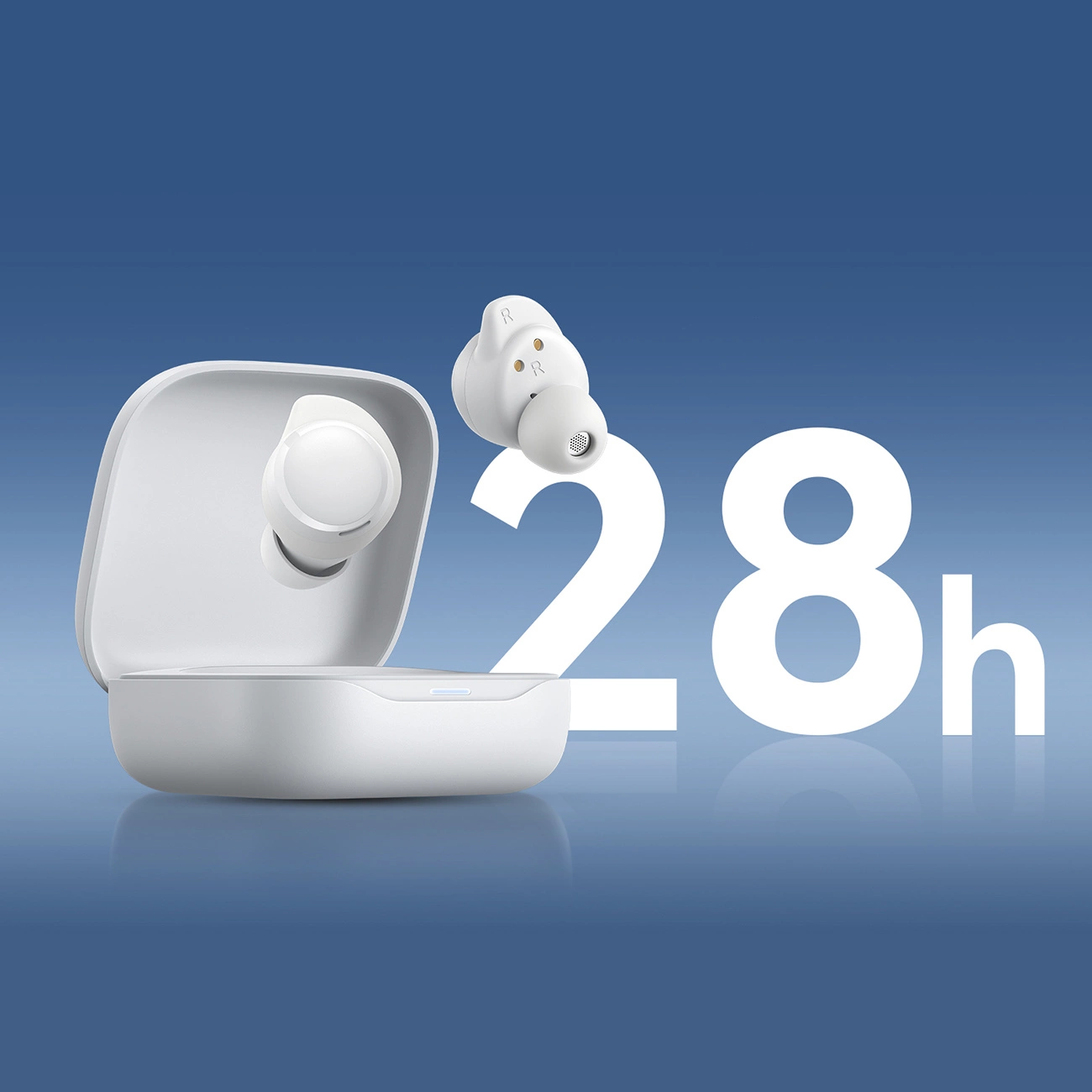 Безжични слушалки Bluetooth Joyroom Jdots JR-DB3, TWS, бели