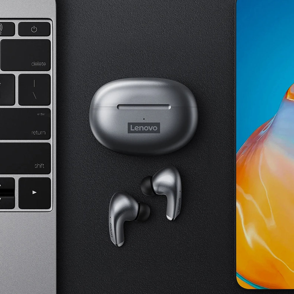 Handsfree Bluetooth Lenovo ThinkPlus LP5, TWS, Бял