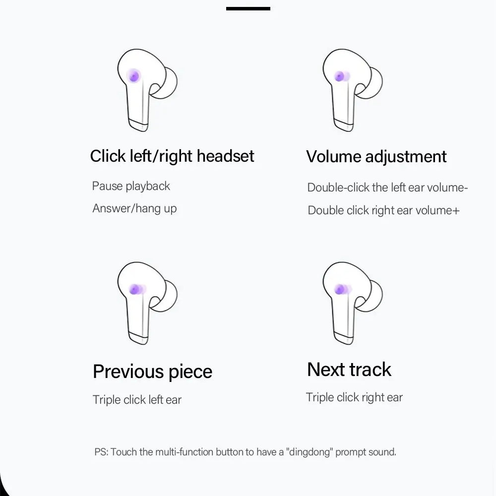 Handsfree Bluetooth Lenovo ThinkPlus LP5, TWS, Бял