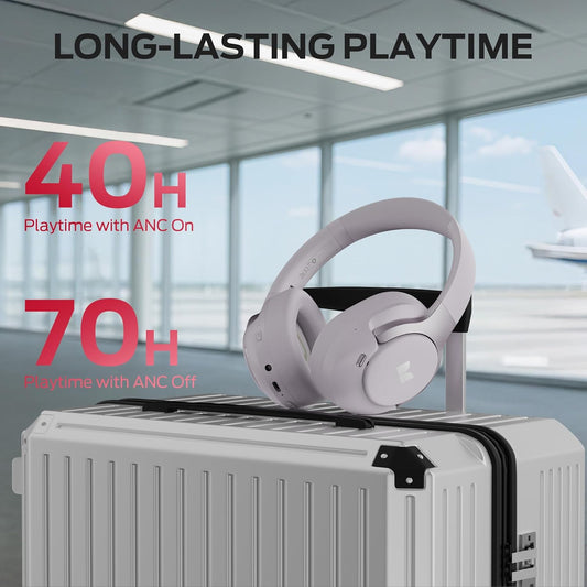 Слушалки Handsfree Bluetooth Monster Persona 5th, MultiPoint, A2DP, ANC, Лилав