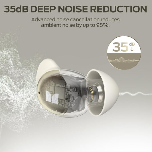 Handsfree Bluetooth Monster Sleep Ear200, TWS, ANC, Златист