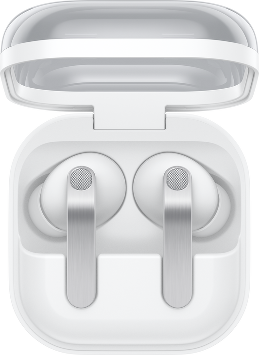 Безжични слушалки Bluetooth Samsung Galaxy Buds4 Pro, бели SM-R640NZWAEUE