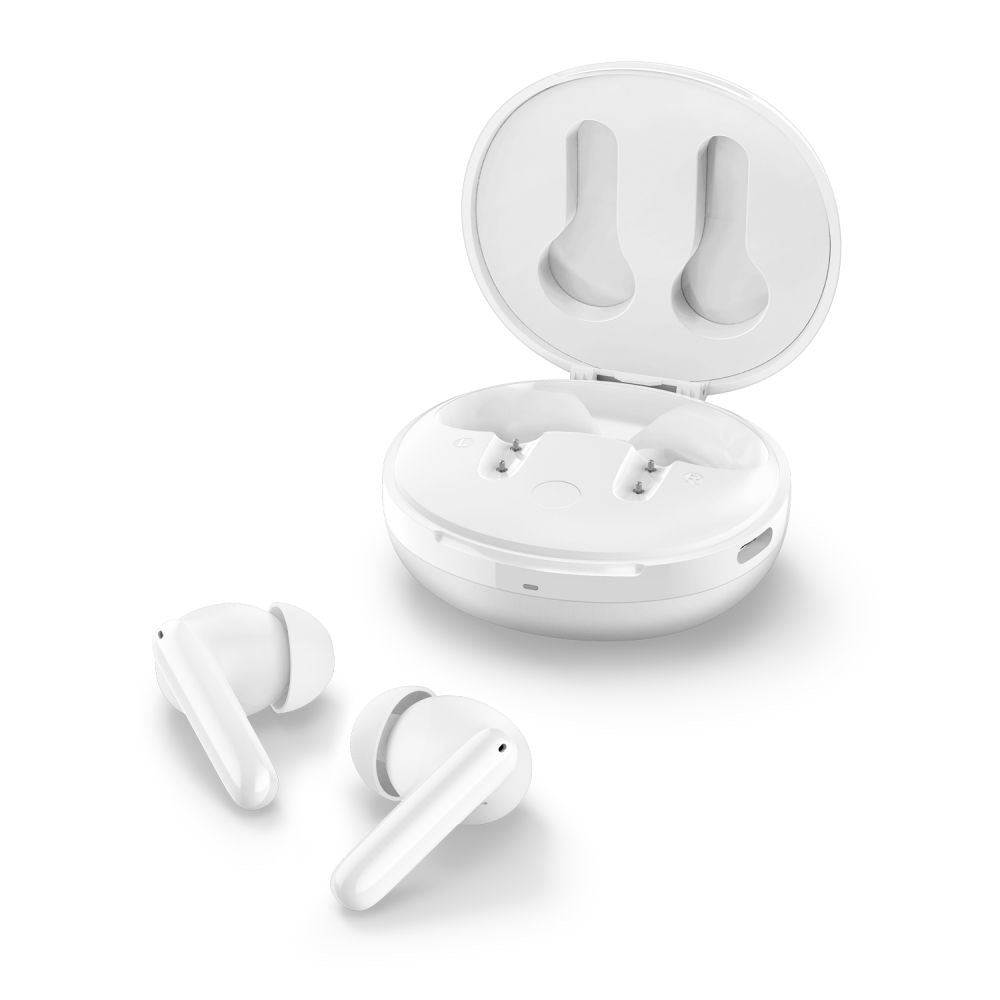Handsfree Bluetooth Spigen SA2400, TWS, ANC, Бял