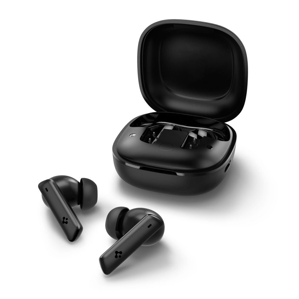 Handsfree Bluetooth Spigen SA2402, TWS, ANC, Черен ASD07888
