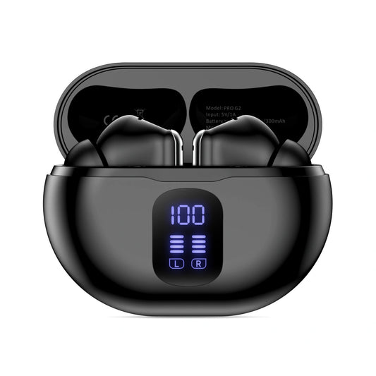Handsfree Bluetooth Tech-Protect Ultraboost Pro G2, TWS, Black