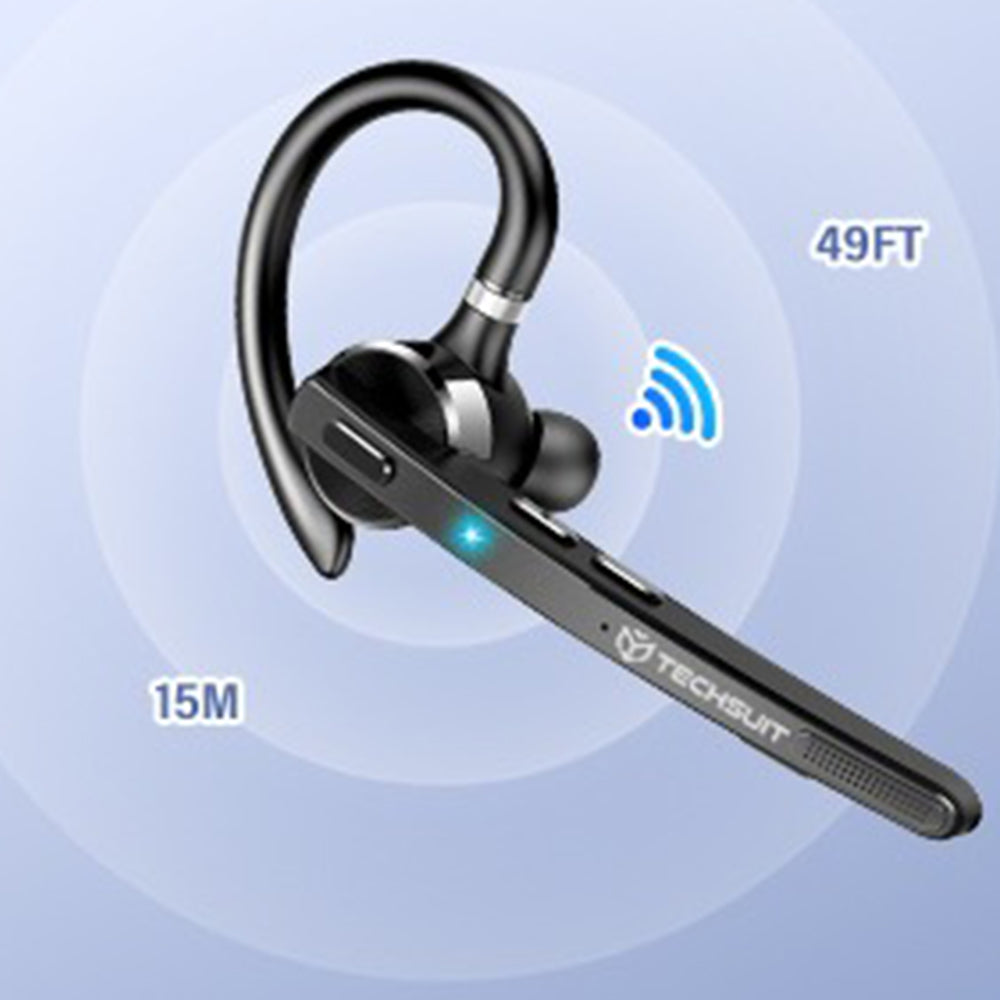 Handsfree Bluetooth Techsuit G9 TalkZen, A2DP, Черен
