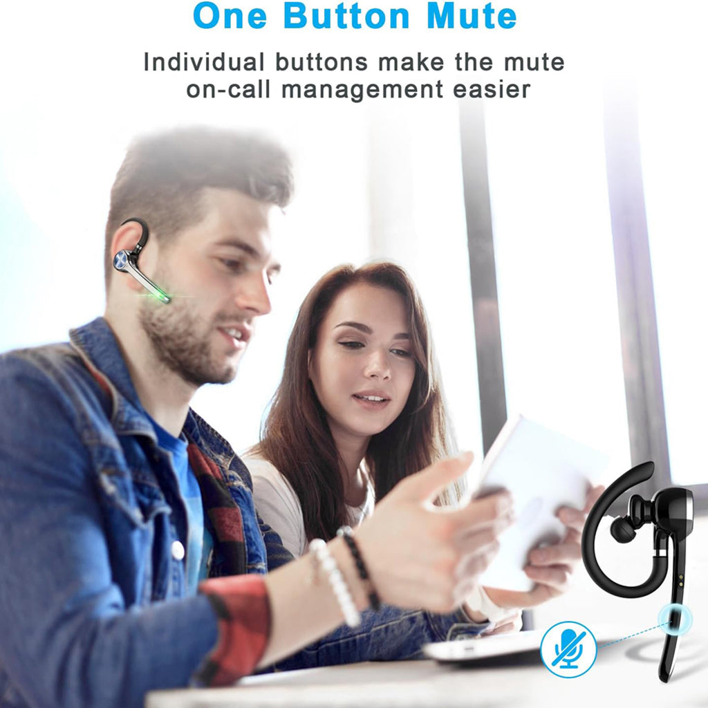 Handsfree Bluetooth Techsuit NeXound G7, MultiPoint, A2DP, Черен