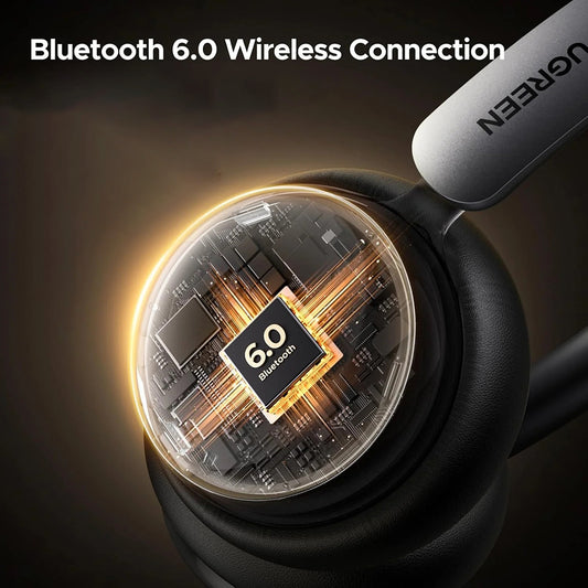 Handsfree Bluetooth UGREEN HiTune Studio Plus HP207, A2DP, ANC, Бежов